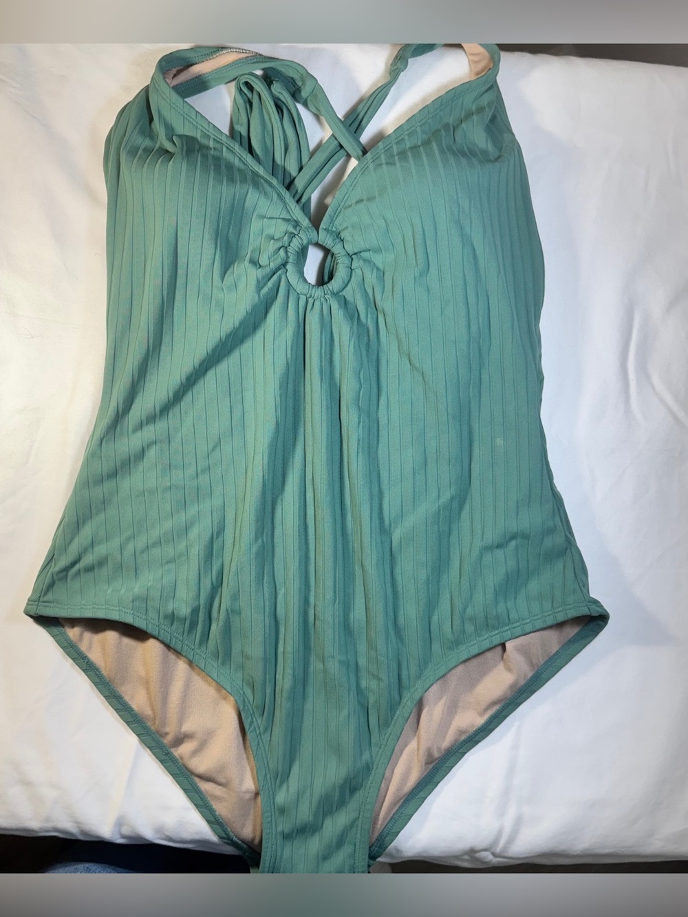 Kona Sol One-Piece Swimsuit in Seafoam Green